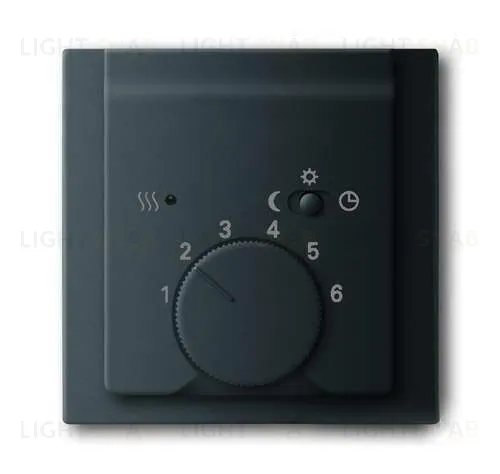 Накладка регулятора тёплого пола ABB Impuls черный бархат 2CKA001710A3919 2CKA001710A3919