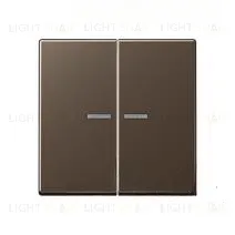 Jung A 500 Мокка клавиша 2-я с подсветкой A595KO5MO A595KO5MO