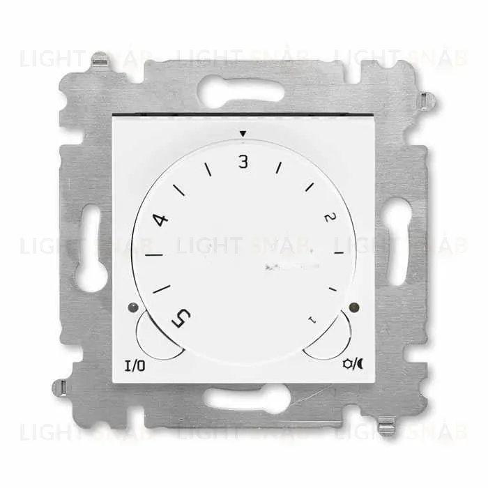 Терморегулятор универсальный с поворотной ручкой ABB Levit 16А, белый-белый 2CHH920003A6003 2CHH920003A6003