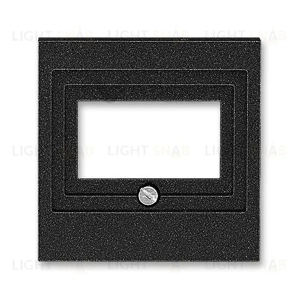 Накладка для розеток USB/HDMI/VGA ABB Levit антрацит 2CHH290040A4063 2CHH290040A4063