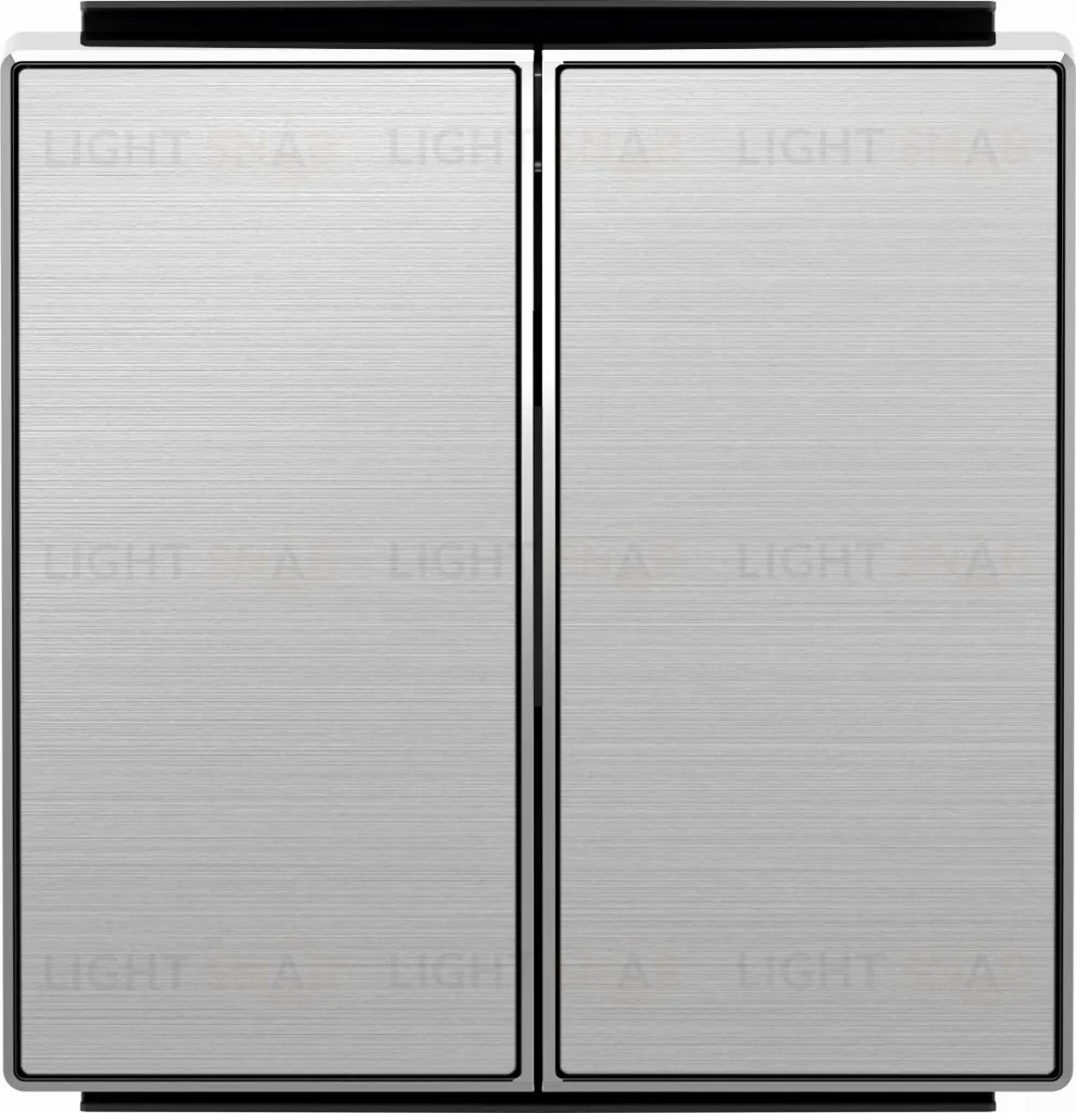 ABB SKY Нержавеющая сталь Клавиша для 2-клавишных выключателей/кнопок 2CLA851100A1401 2CLA851100A1401