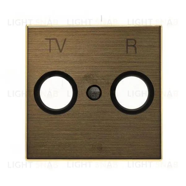 ABB SKY античная латунь накладка для TV‐R розетки 2CLA855000A1201 2CLA855000A1201