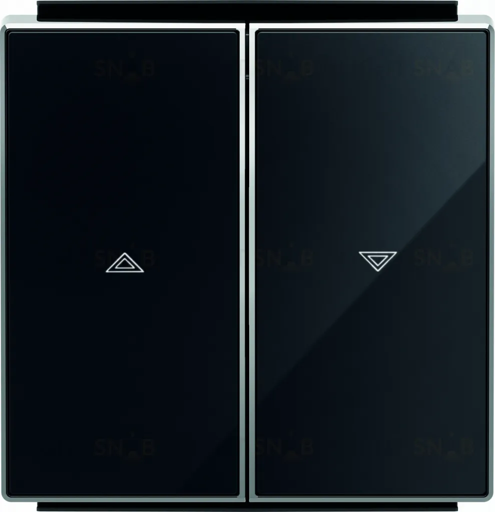 ABB SKY Стекло чёрное Клавиша для мех выключателя жалюзи 2CLA854400A2501 2CLA854400A2501