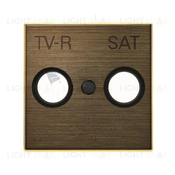 ABB SKY античная латунь накладка для TV‐R‐SAT розетки 2CLA855010A1201 2CLA855010A1201