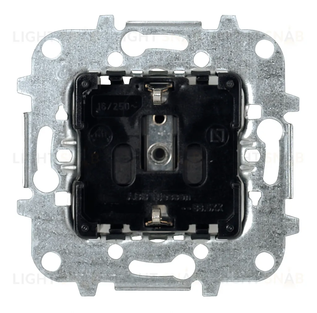 ABB Niessen Мех Розетка с/з винт. Зажим 2CLA818800A1001 2CLA818800A1001