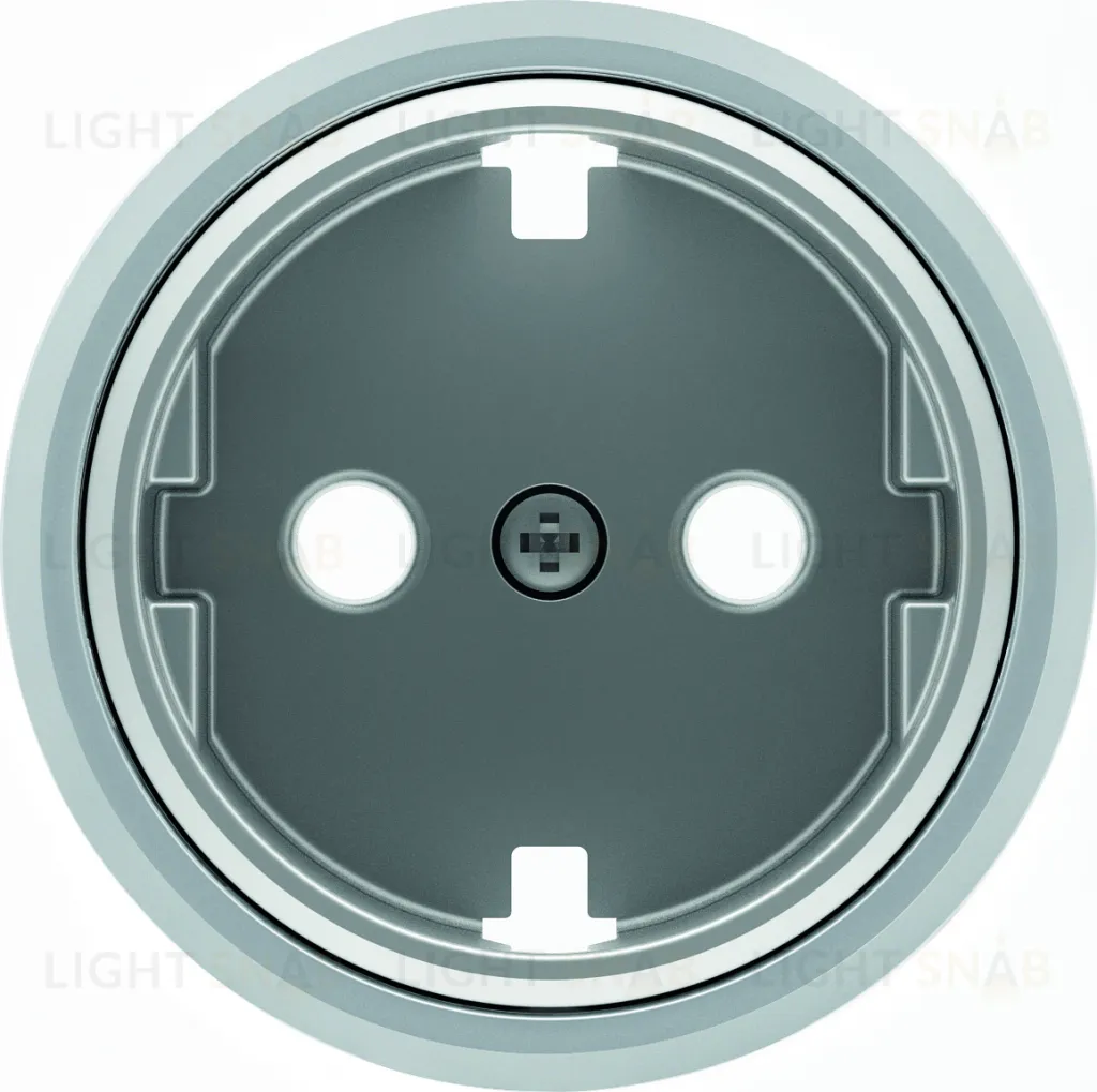 ABB SKY Moon Накладка для розетки SCHUKO с плоской поверхностью, кольцо ”хром” 2CLA868890A1401 2CLA868890A1401