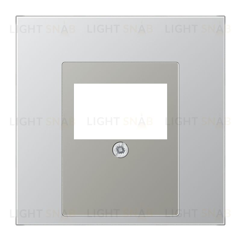 Jung LS 990 Алюминий накладка розетки ТАЕ, моно/стерео-аудиорозетки AL2969T AL2969T