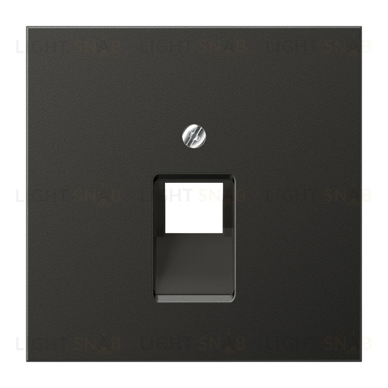 Jung LS 990 Антрацит накладка 1-ой наклонной ТЛФ/комп розетки AL2969-1UAAN AL2969-1UAAN