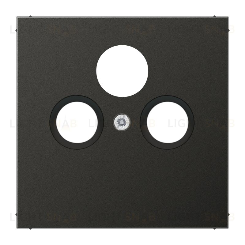 Jung LS 990 Антрацит накладка TV-SAT-FM розетки AL2990SATAN AL2990SATAN