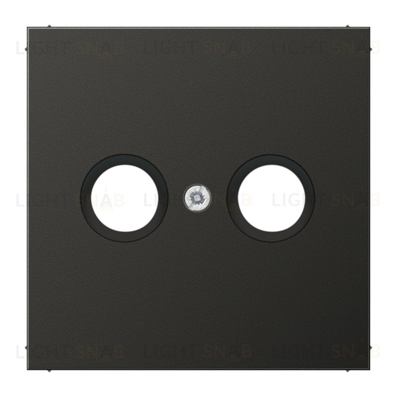 Jung LS 990 Антрацит накладка TV-FM розетки AL2990TVAN AL2990TVAN