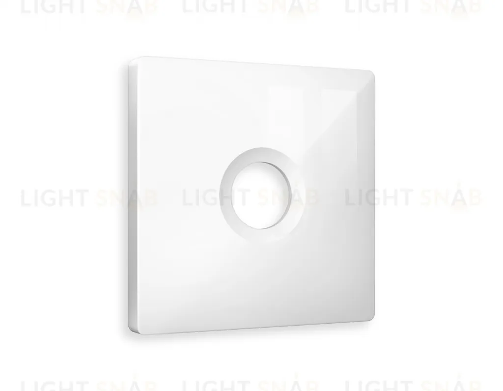 Лицевая панель ALFA (Белый глянец) для TV розетки QUANT AP1130 AP1130