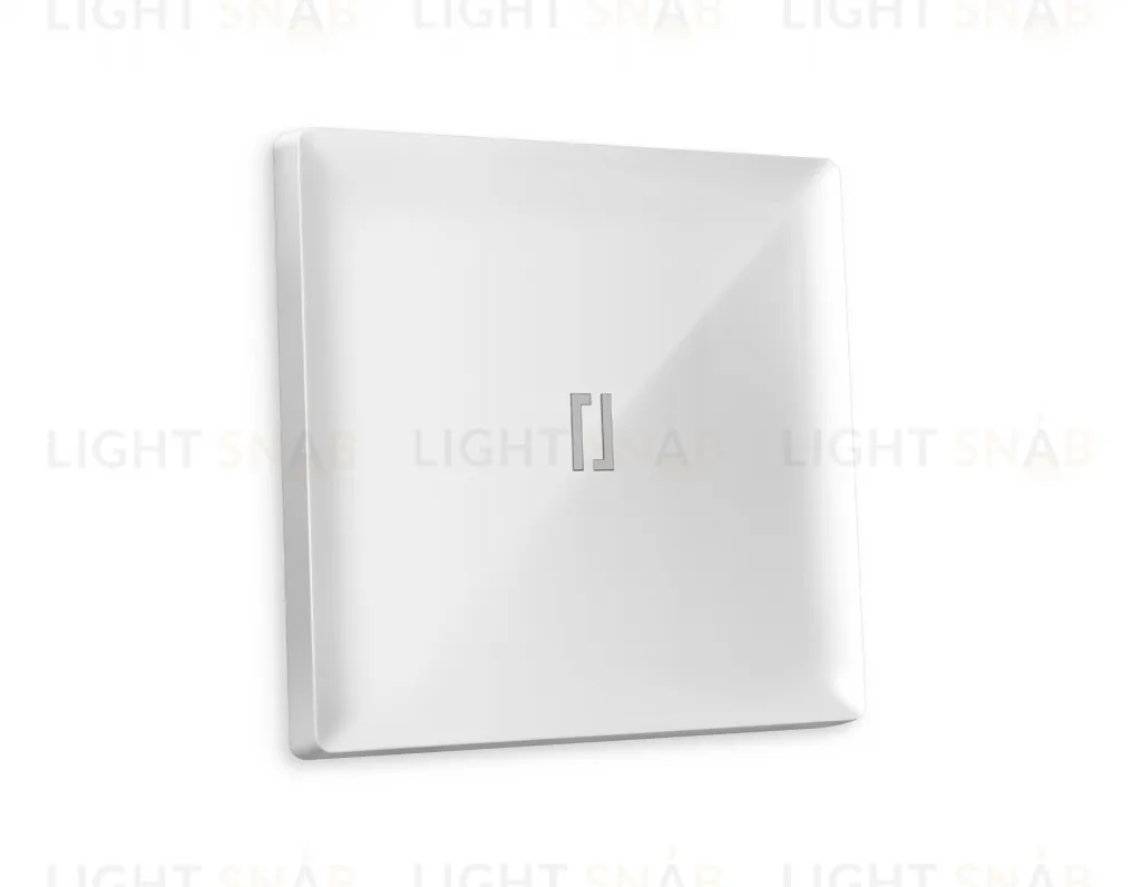 Лицевая панель ALFA (Белый глянец) для 1-клавишных выключателей с подсветкой QUANT AP1020 AP1020