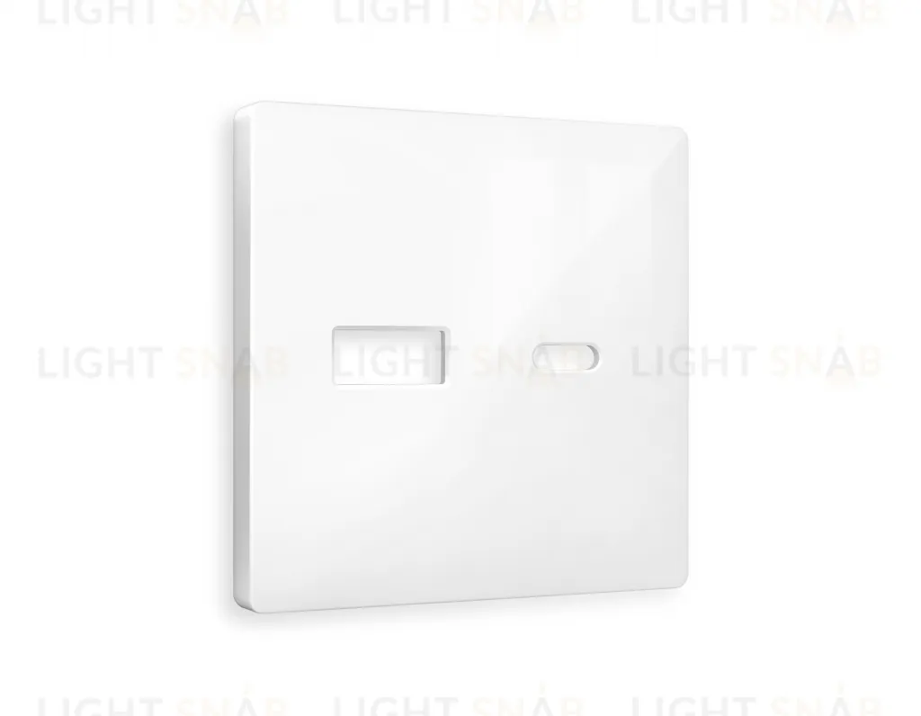 Лицевая панель ALFA (Белый глянец) для розетки 2USB тип A+C QUANT AP1110 AP1110