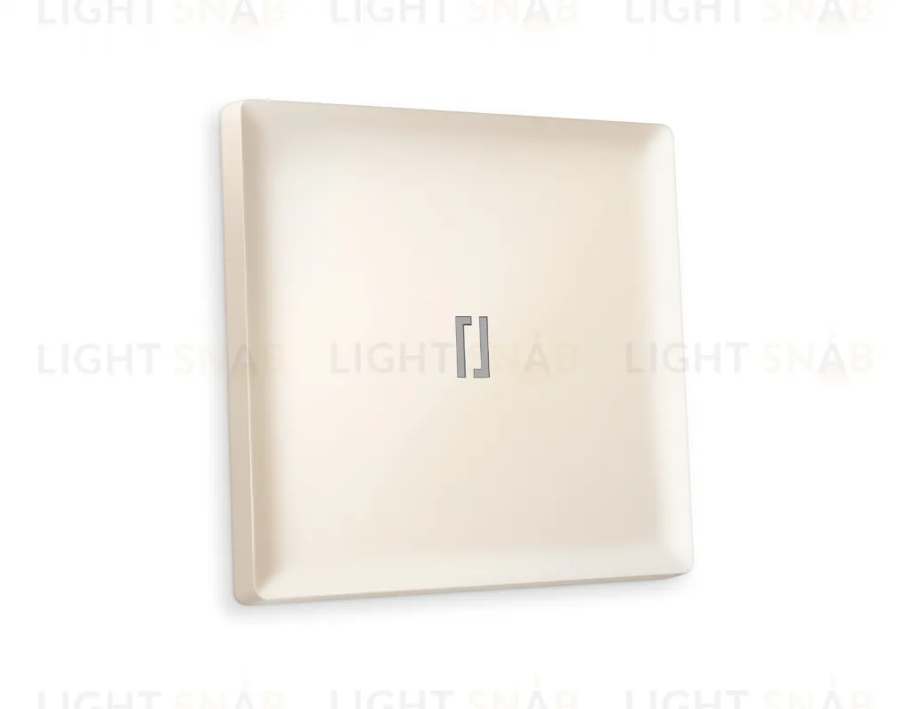 Лицевая панель ALFA (Бежевый матовый) для 1-клавишных выключателей с подсветкой QUANT AP3220 AP3220