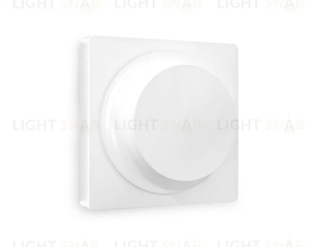 Лицевая панель ALFA (Белый матовый) для светорегулятора универсального QUANT AP1255 AP1255