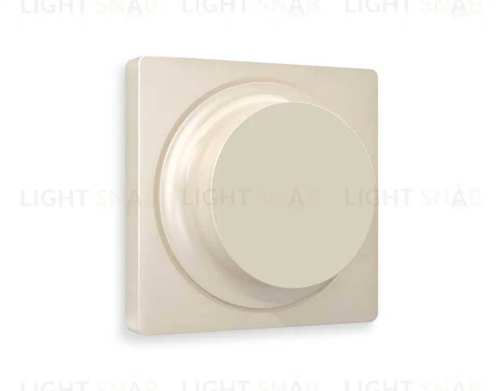 Лицевая панель ALFA (Бежевый матовый) для светорегулятора универсального QUANT AP3255 AP3255