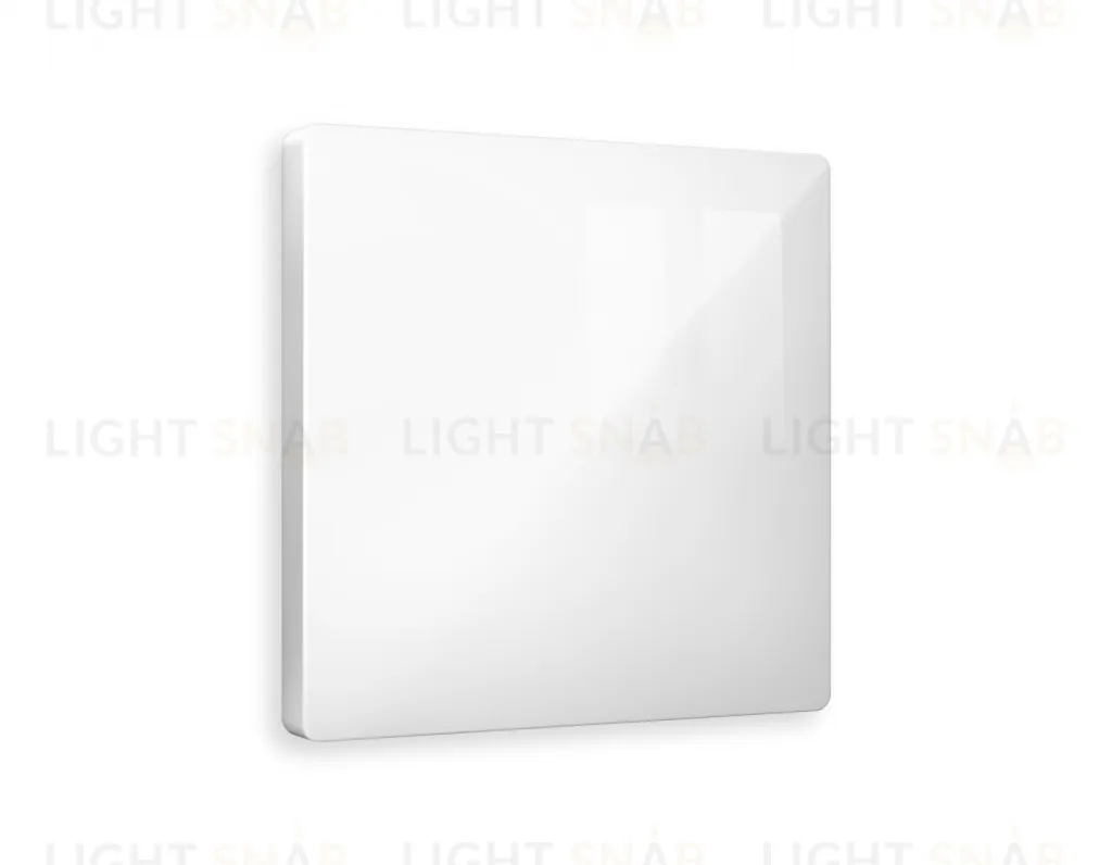 Лицевая панель ALFA (Белый глянец) заглушка для суппорта QUANT AP1160 AP1160