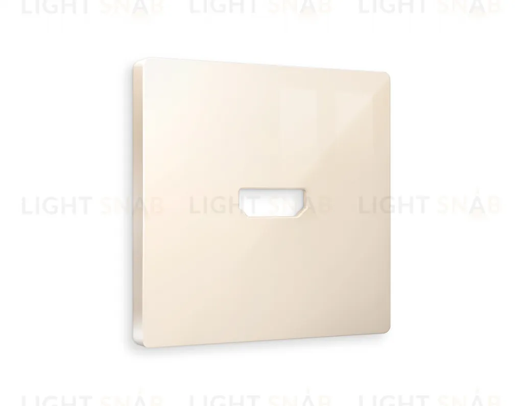 Лицевая панель ALFA (Бежевый глянец) для HDMI розетки QUANT AP3140 AP3140