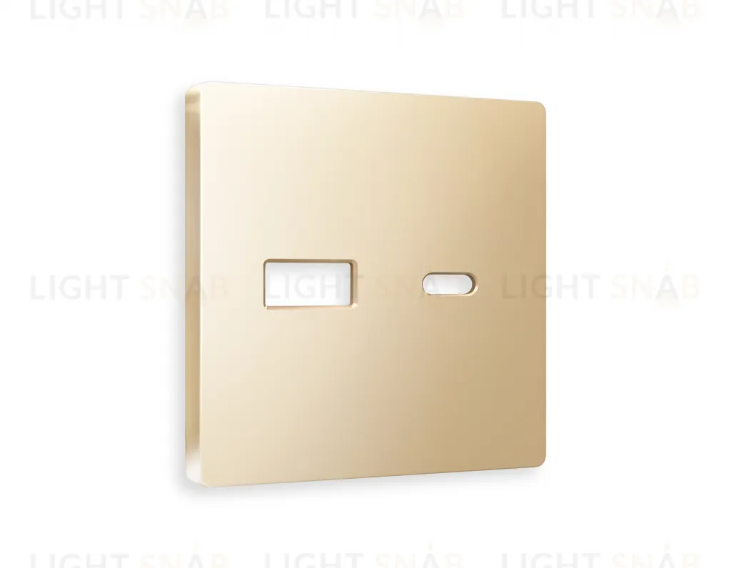 Лицевая панель ALFA (Шампань) для розетки 2USB тип A+C QUANT AP6110 AP6110