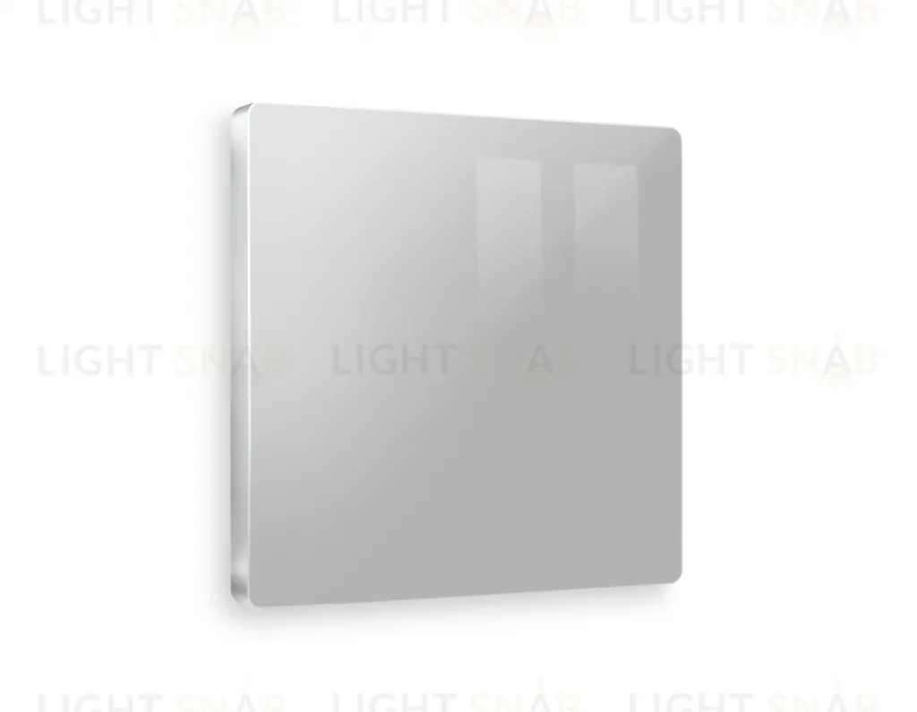 Лицевая панель ALFA (Серебро глянец) заглушка для суппорта QUANT AP4160 AP4160