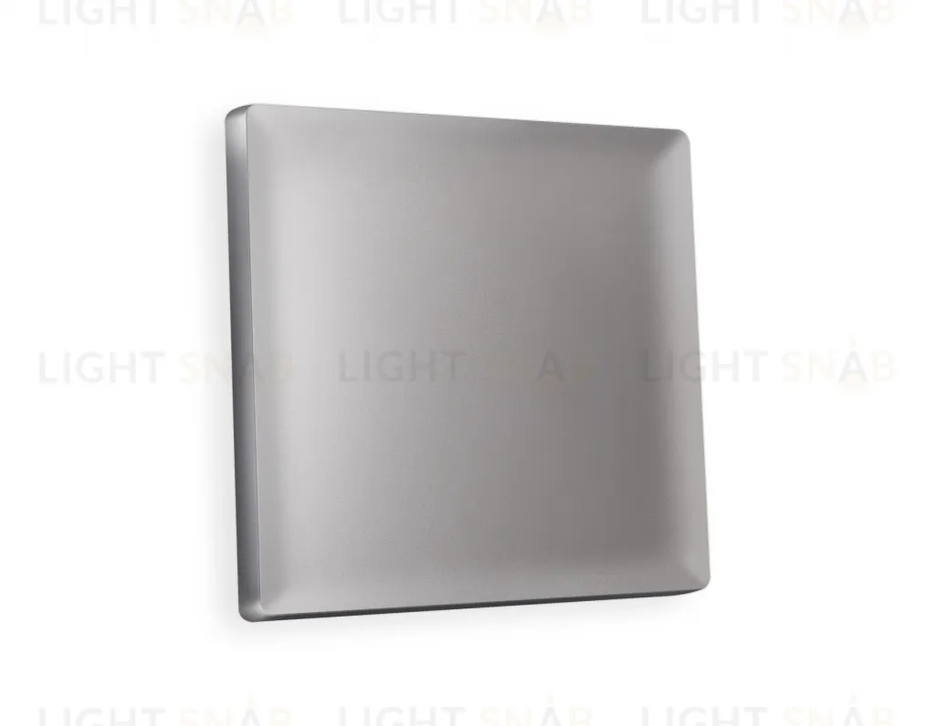 Лицевая панель ALFA (Сталь матовый) для 1-клавишных выключателей QUANT AP5010 AP5010