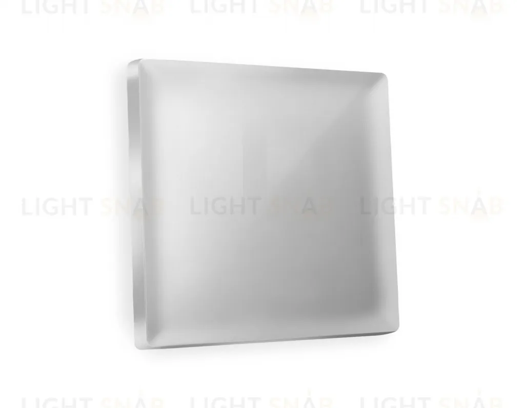 Лицевая панель ALFA (Серебро глянец) для 1-клавишных выключателей QUANT AP4010 AP4010