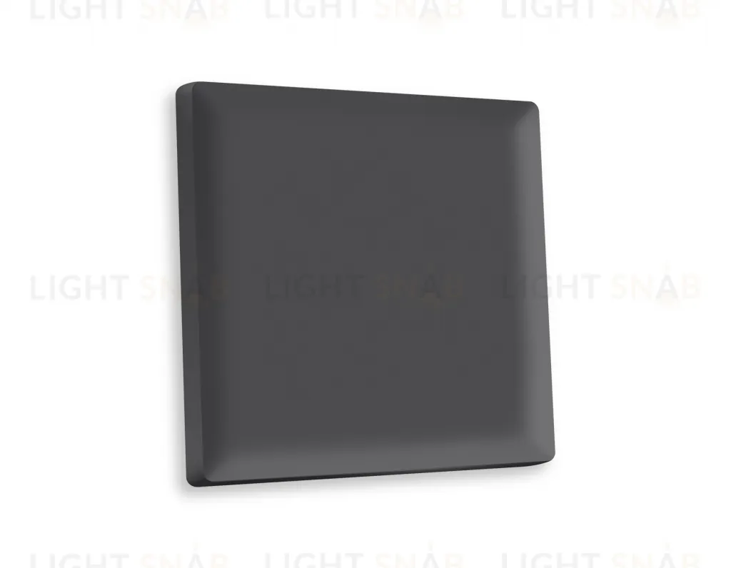Лицевая панель ALFA (Графит Мягкое касание) для 1-клавишных выключателей QUANT AP9010 AP9010