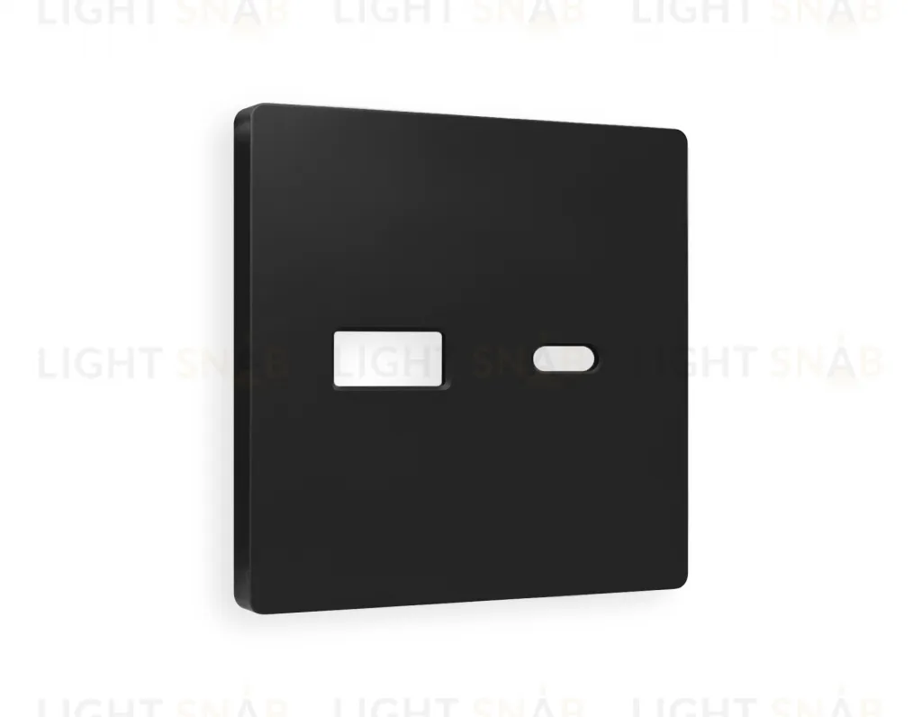 Лицевая панель ALFA (Черный матовый) для розетки 2USB тип A+C QUANT AP8110 AP8110