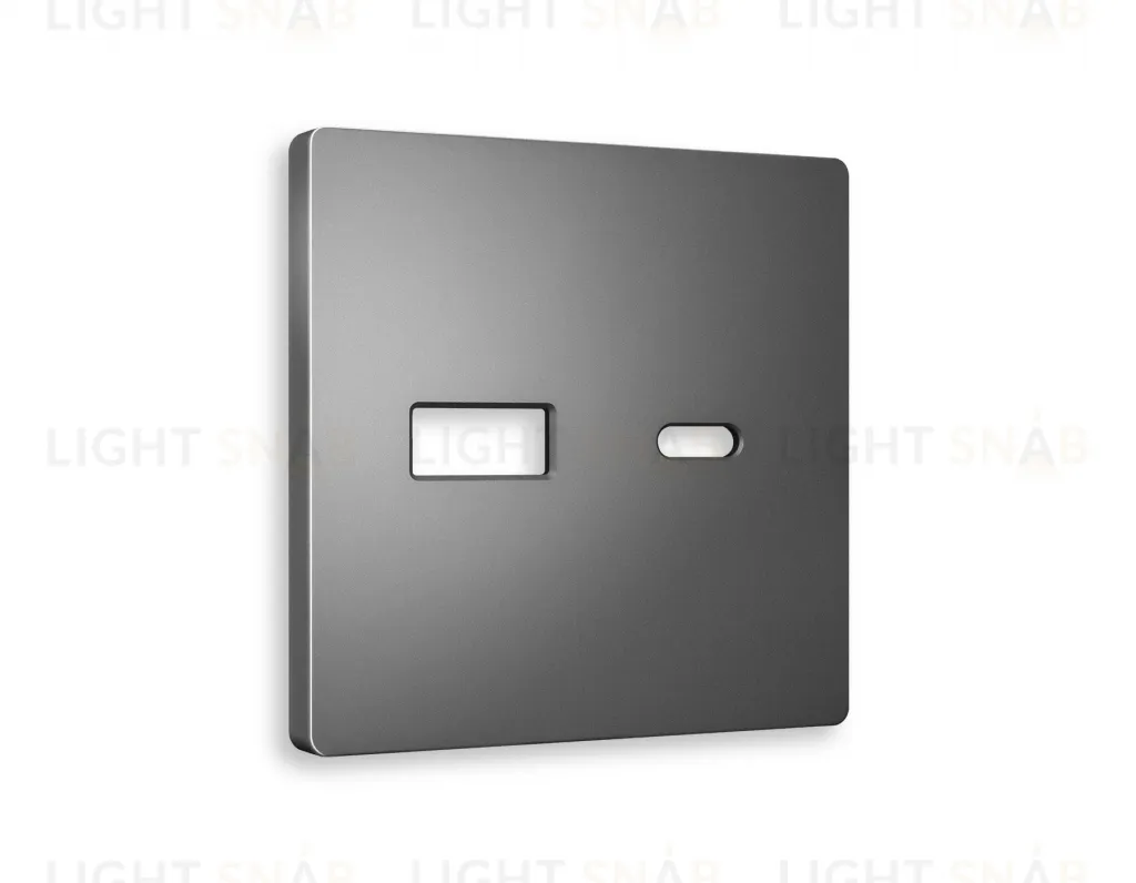 Лицевая панель ALFA (Антрацит серый) для розетки 2USB тип A+C QUANT AP6610 AP6610