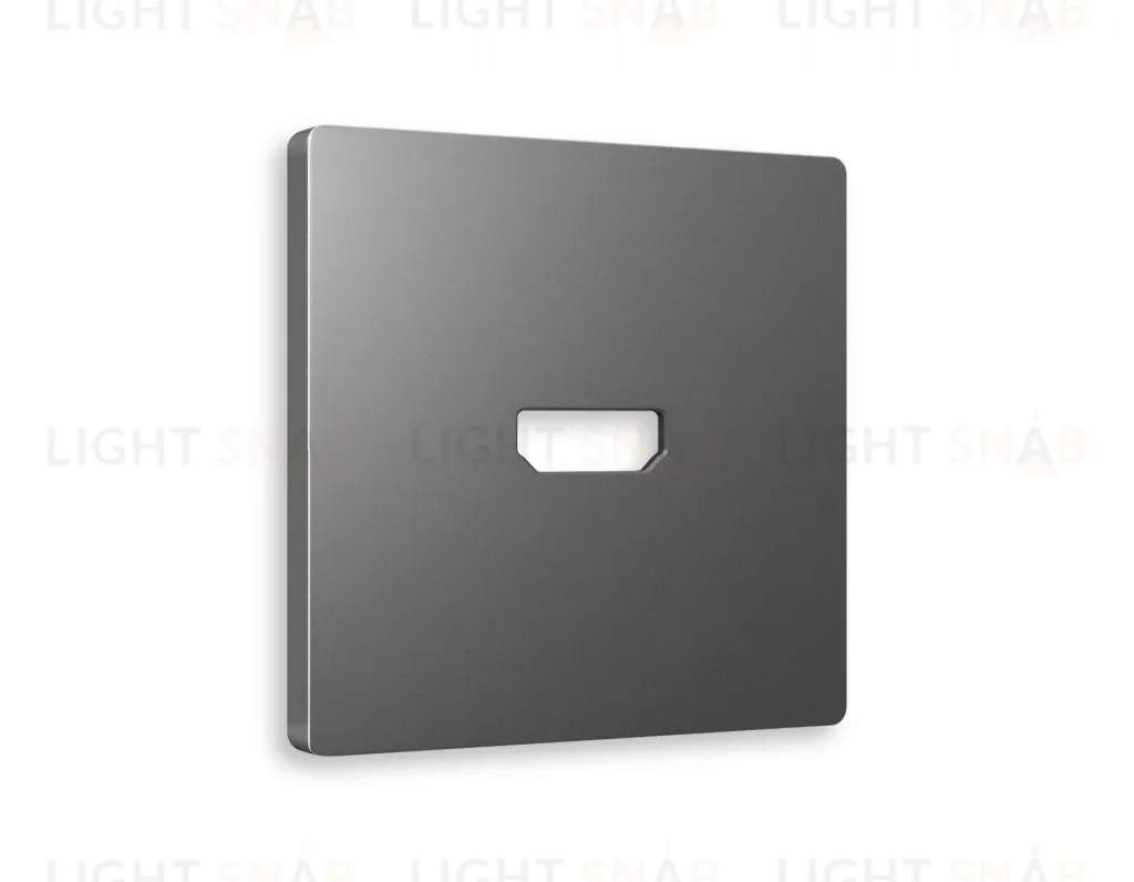 Лицевая панель ALFA (Антрацит серый) для HDMI розетки QUANT AP6640 AP6640