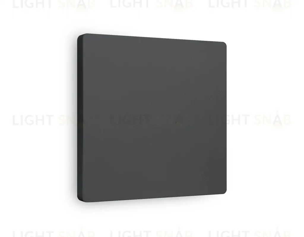 Лицевая панель ALFA (Графит Мягкое касание) заглушка для суппорта QUANT AP9160 AP9160