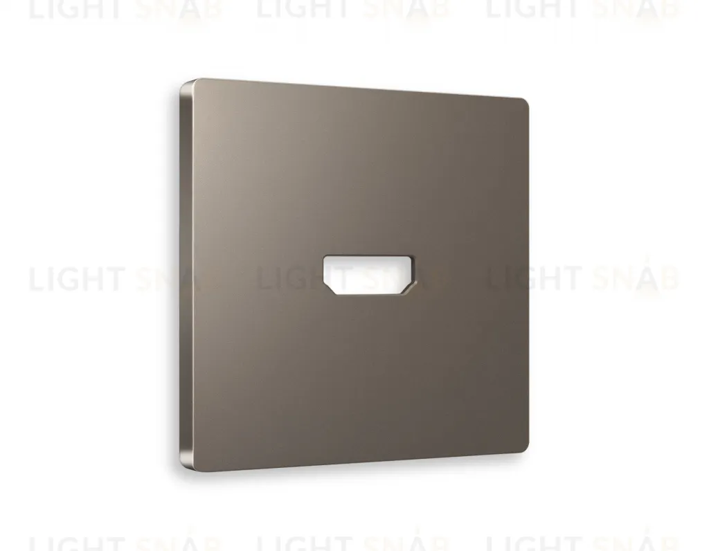 Лицевая панель ALFA (Темная бронза матовый) для HDMI розетки QUANT AP6440 AP6440