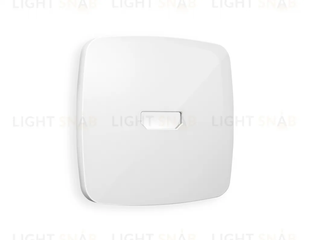 Лицевая панель OMEGA (Белый глянец) для HDMI розетки QUANT OP1140 OP1140