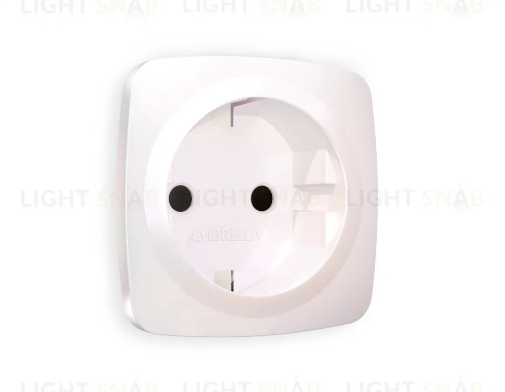 Лицевая панель OMEGA (Жемчуг) для электрической розетки с заземлением со шторками QUANT OP2070 OP2070