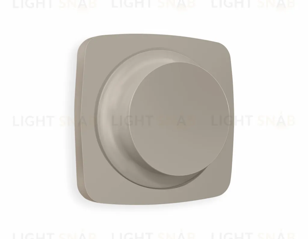 Лицевая панель OMEGA (Серо-бежевый матовый) для светорегулятора универсального QUANT OP3655 OP3655