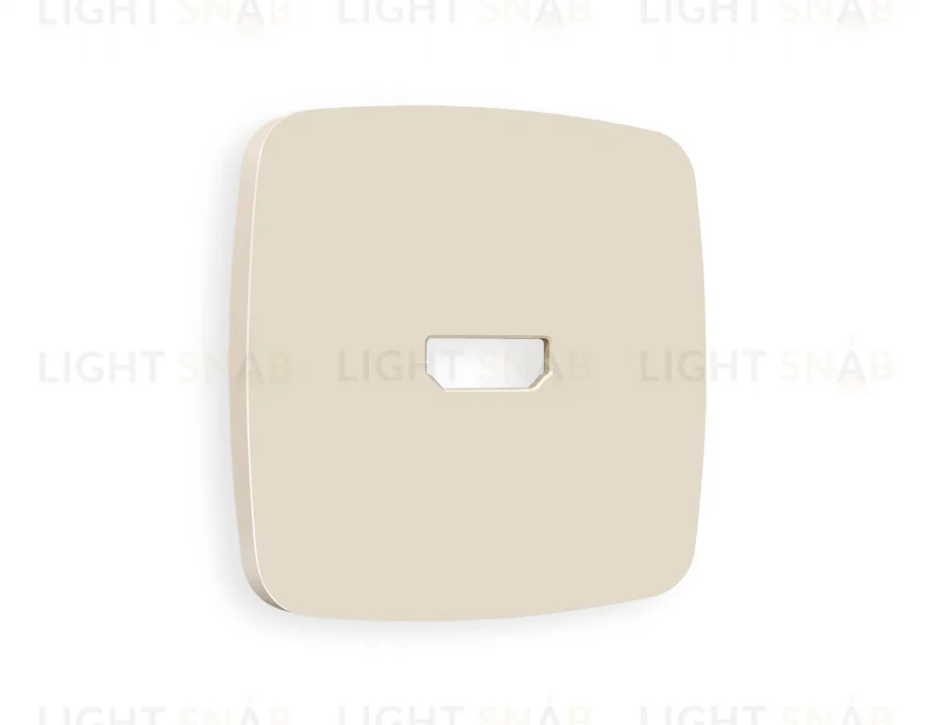 Лицевая панель OMEGA (Бежевый матовый) для HDMI розетки QUANT OP3340 OP3340