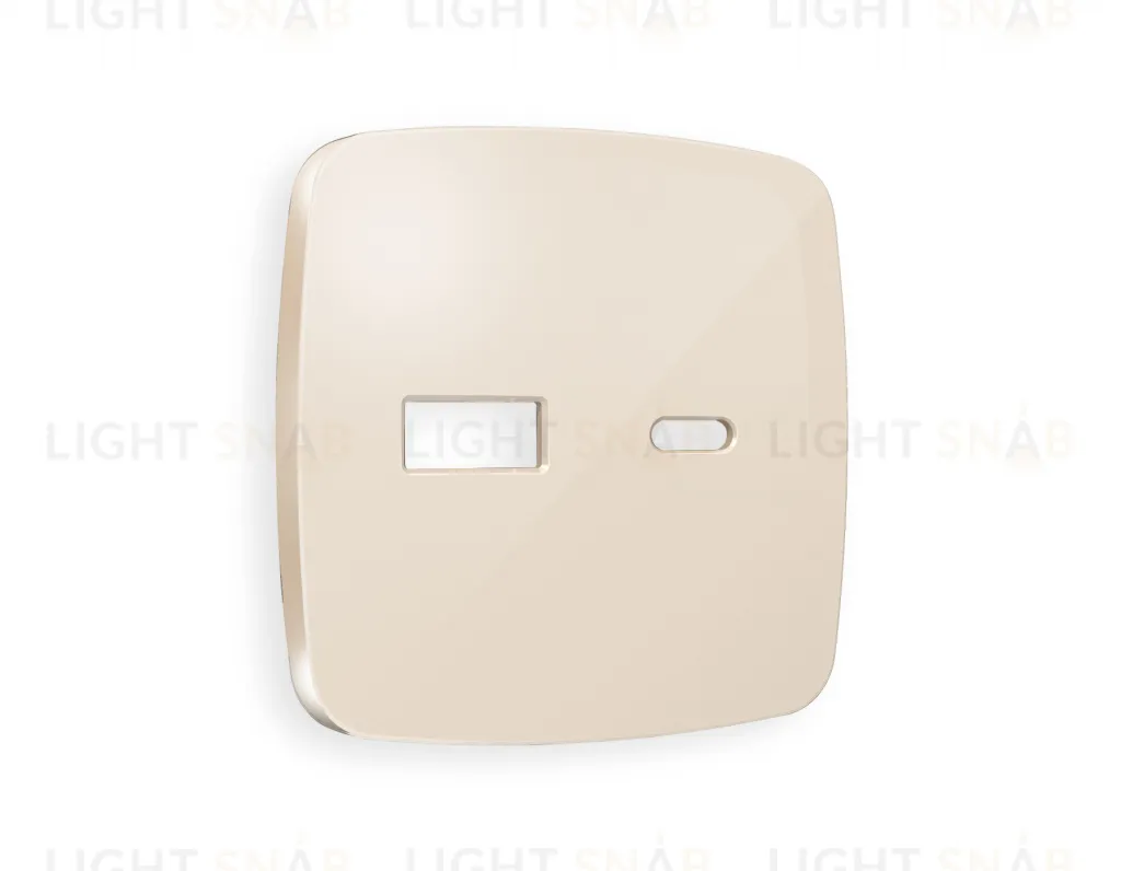 Лицевая панель OMEGA (Бежевый глянец) для розетки 2USB тип A+C QUANT OP3110 OP3110