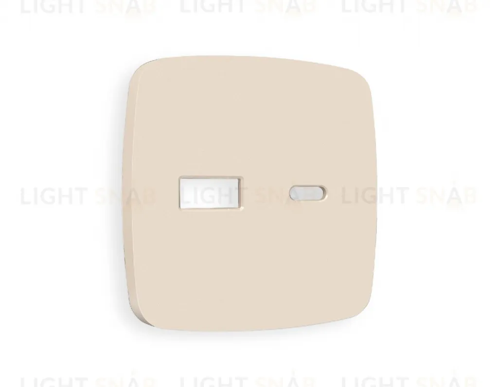 Лицевая панель OMEGA (Бежевый матовый) для розетки 2USB тип A+C QUANT OP3310 OP3310