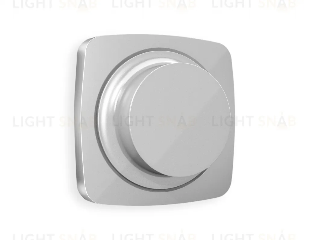 Лицевая панель OMEGA (Серебро глянец) для светорегулятора универсального QUANT OP4055 OP4055