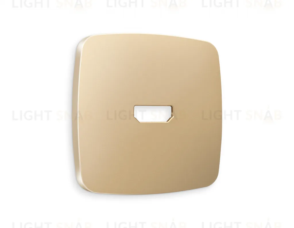 Лицевая панель OMEGA (Шампань) для HDMI розетки QUANT OP6140 OP6140