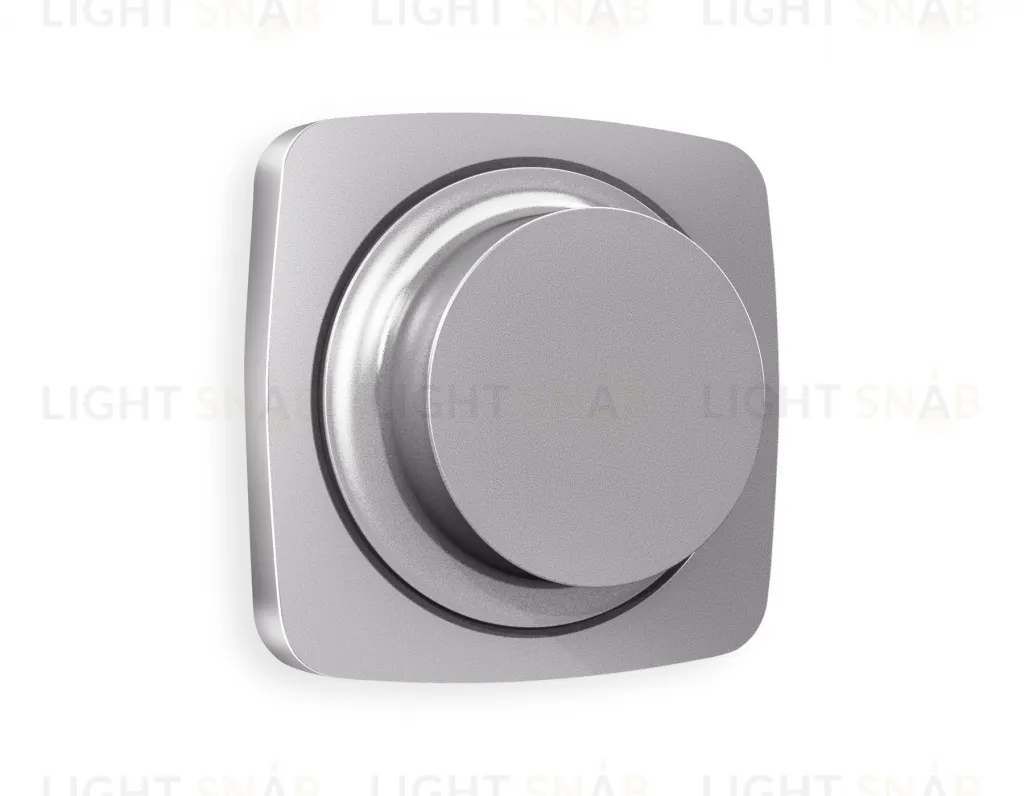 Лицевая панель OMEGA (Сталь матовый) для светорегулятора универсального QUANT OP5055 OP5055