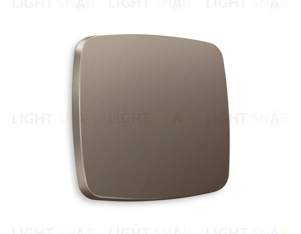 Лицевая панель OMEGA (Темная бронза матовый) для 1-клавишных выключателей QUANT OP6310 OP6310