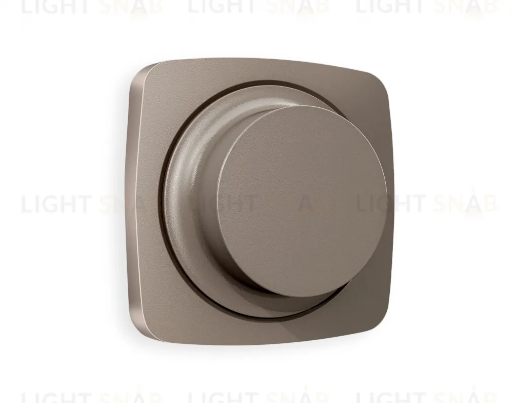 Лицевая панель OMEGA (Темная бронза матовый) для светорегулятора универсального QUANT OP6355 OP6355