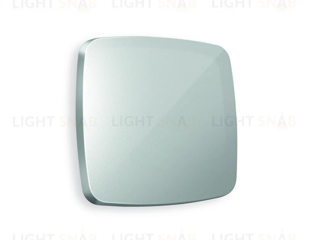 Лицевая панель OMEGA (Серебро глянец) для 1-клавишных выключателей QUANT OP4010 OP4010