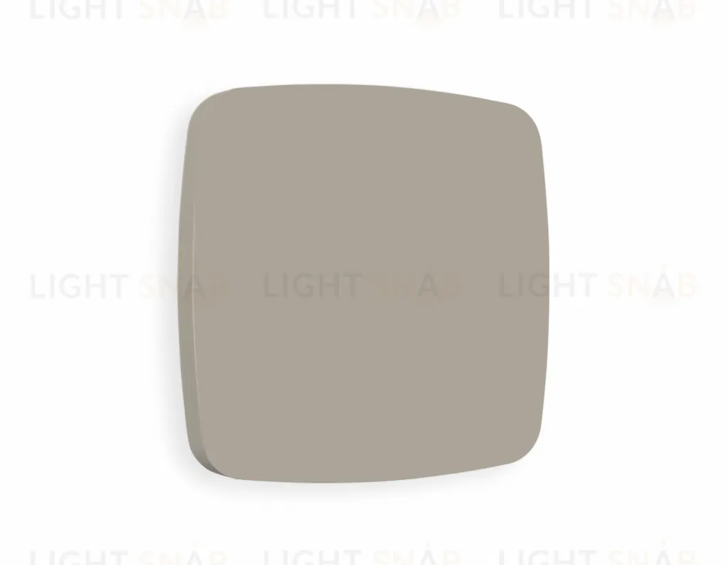 Лицевая панель OMEGA (Серо-бежевый матовый) заглушка для суппорта QUANT OP3760 OP3760