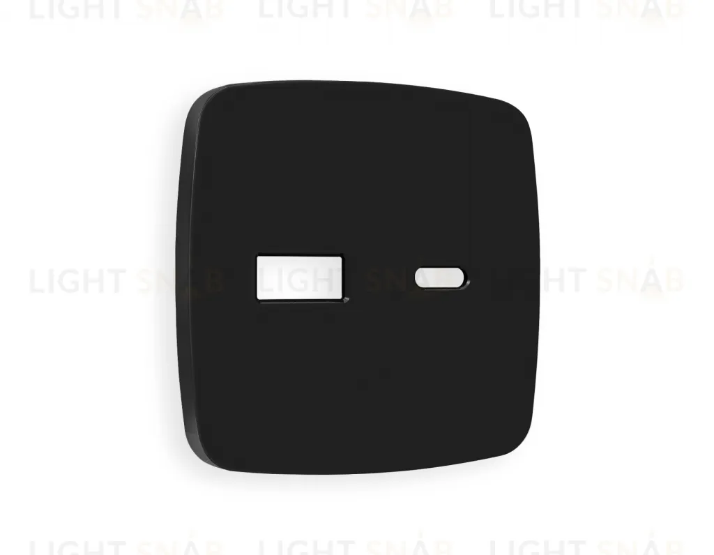 Лицевая панель OMEGA (Черный матовый) для розетки 2USB тип A+C QUANT OP8110 OP8110