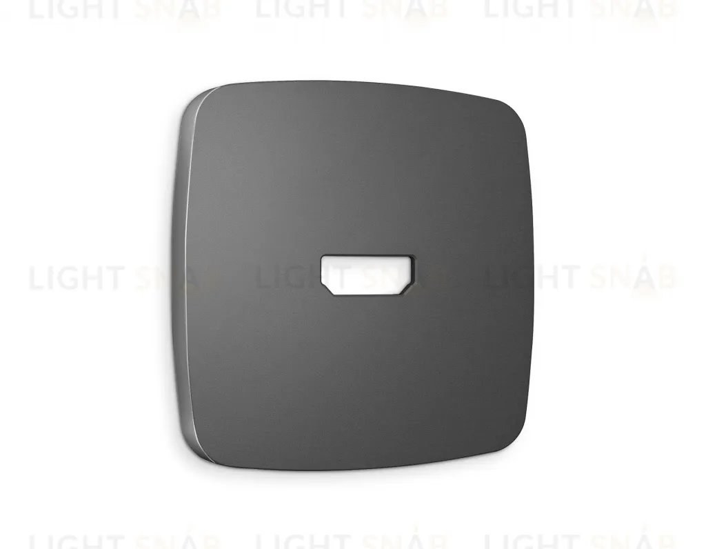 Лицевая панель OMEGA (Антрацит серый) для HDMI розетки QUANT OP6640 OP6640