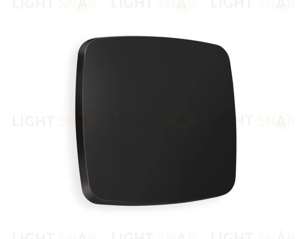 Лицевая панель OMEGA (Черный матовый) для 1-клавишных выключателей QUANT OP8010 OP8010