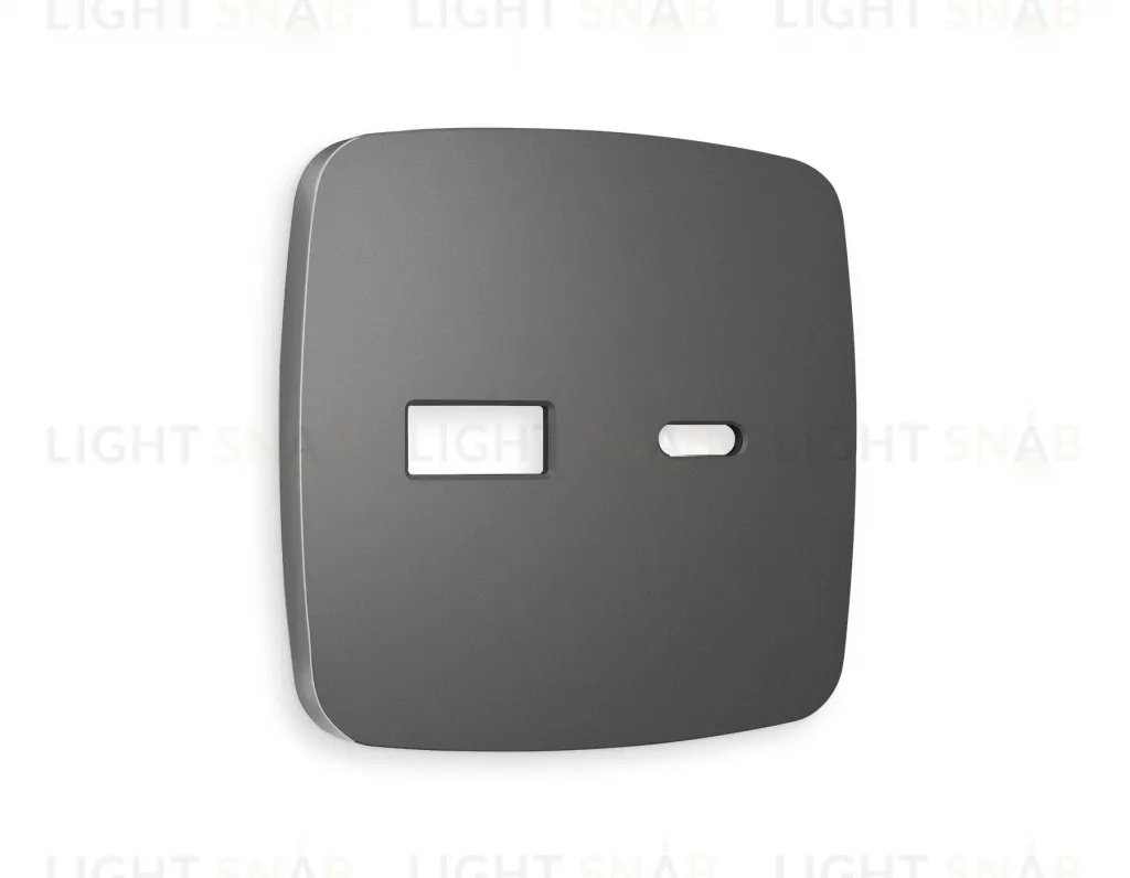 Лицевая панель OMEGA (Антрацит серый) для розетки 2USB тип A+C QUANT OP6610 OP6610