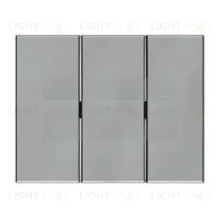 Клавиши для трехклавишного выключателя, K.5, цвет: алюминий 14657003 14657003